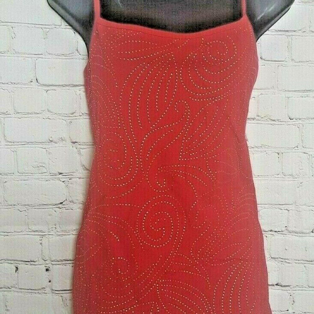 Style & Company Womens Dark Red Blouse Strap XL